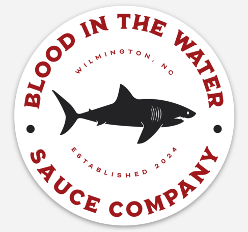 Blood in the Water 3x3 Sticker
