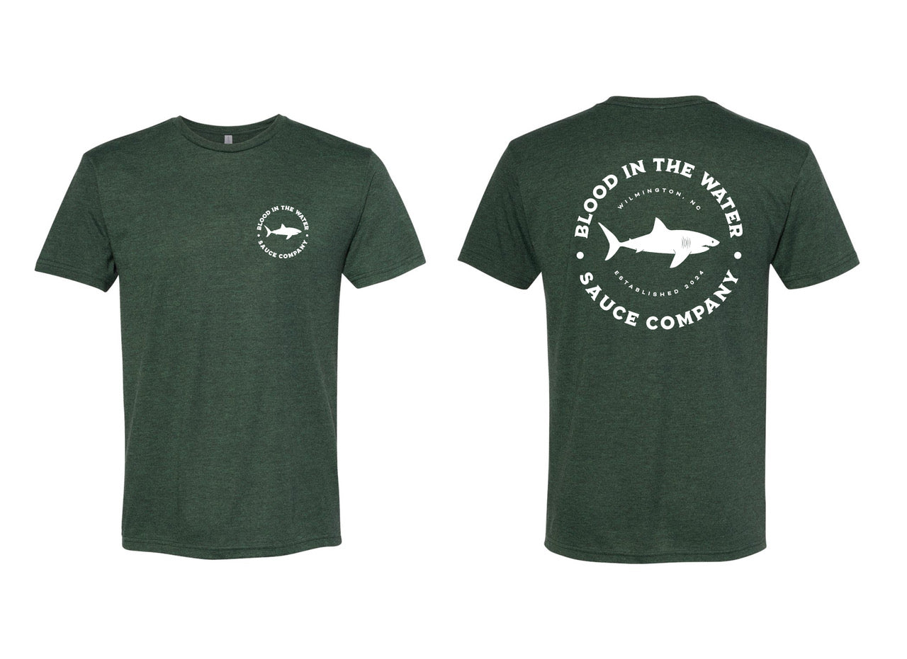 Short Sleeve Black Forest Green T-shirt