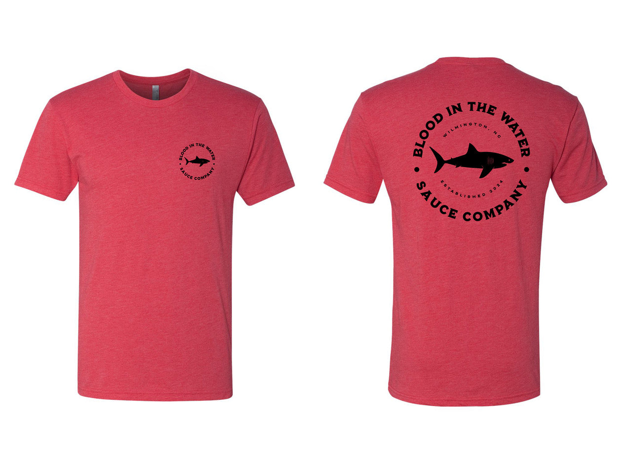 Short Sleeve Vintage Red T-shirt