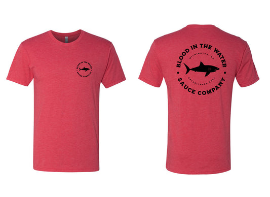 Short Sleeve Vintage Red T-shirt